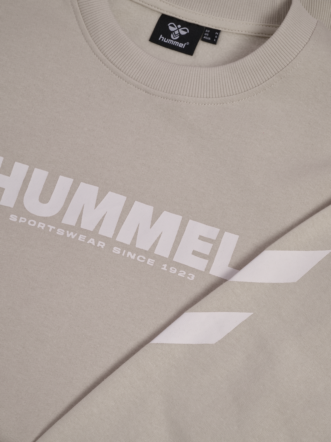 hmlLEGACY SWEATSHIRT+PANTS SET, PUMICE STONE, packshot