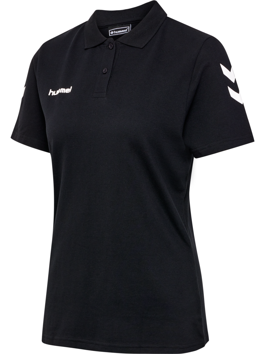 HMLGO COTTON POLO WO, BLACK, packshot