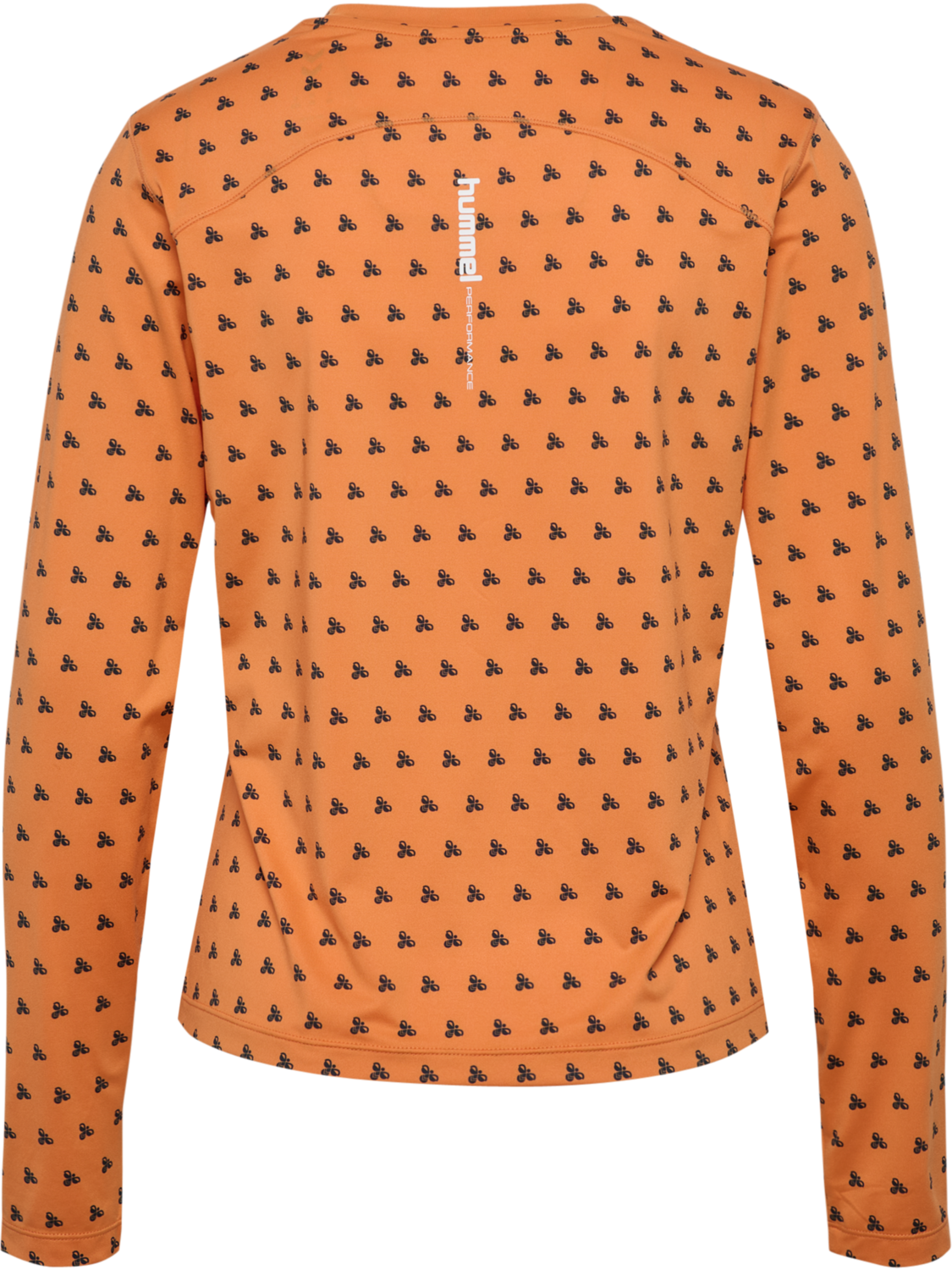 hmlFAST W T-SHIRT L/S, DUSTY ORANGE, packshot