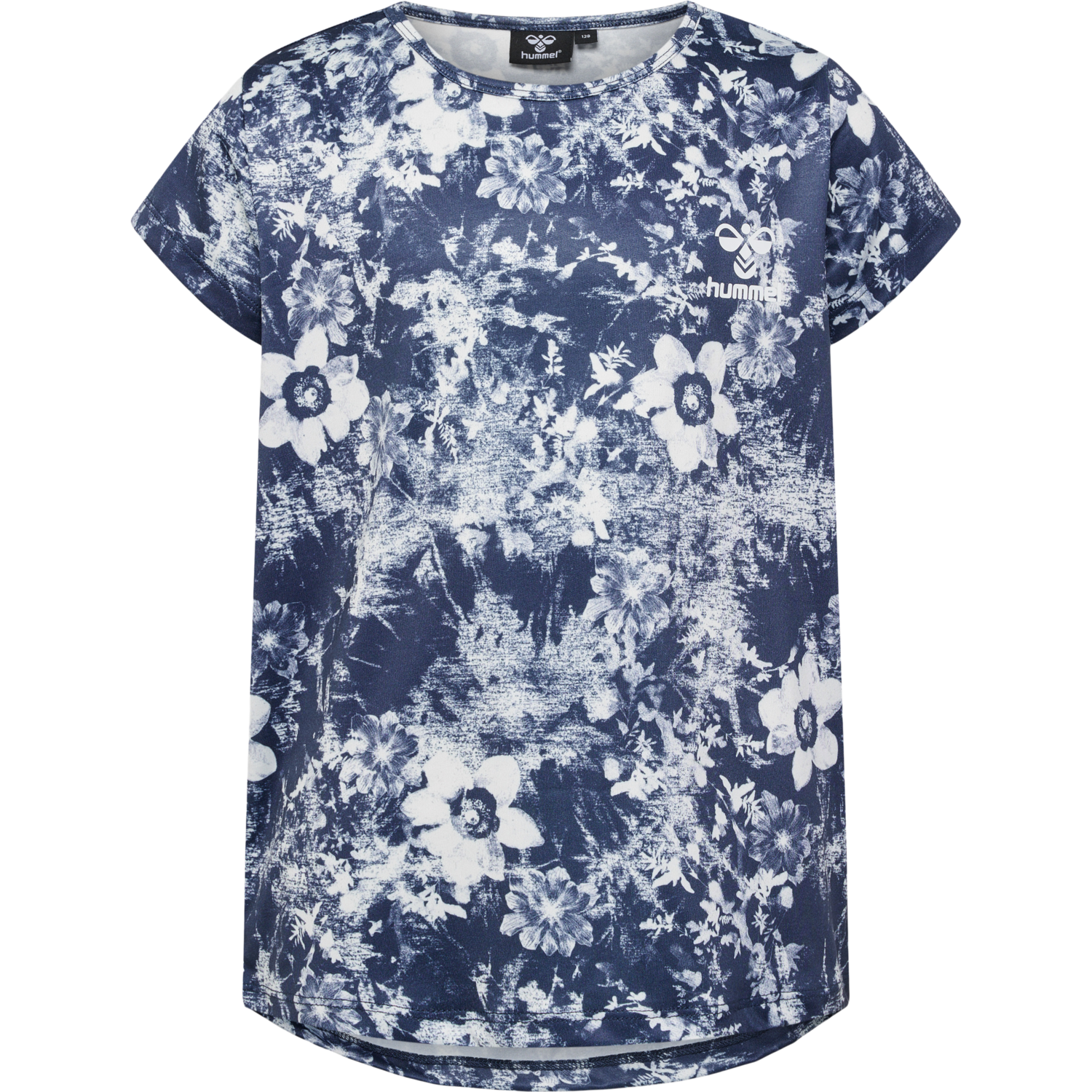 hmlNANNA T-SHIRT S/S, BLACK IRIS, packshot