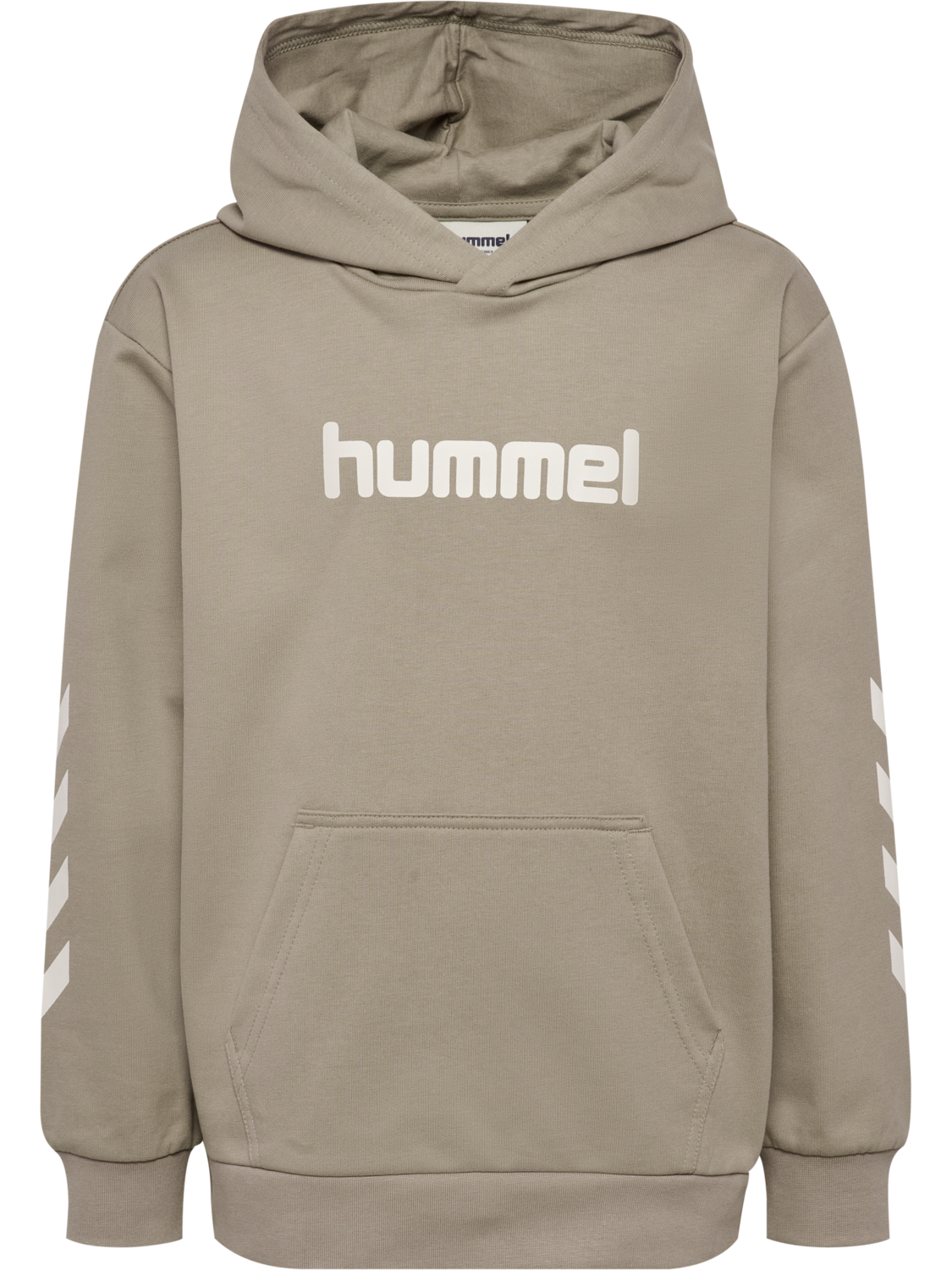 hmlJR LOGO HOODIE, ROCK RIDGE, packshot