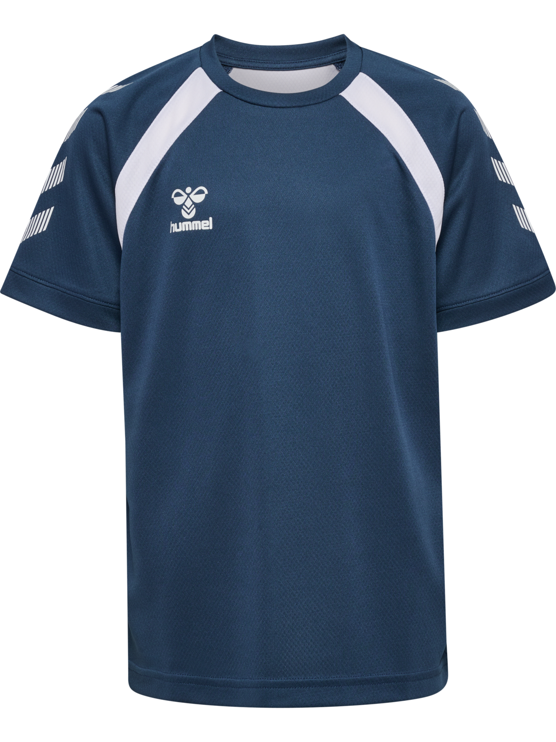 hmlJR PULSE PERFORMANCE T-SHIRT S/S, DARK DENIM, packshot