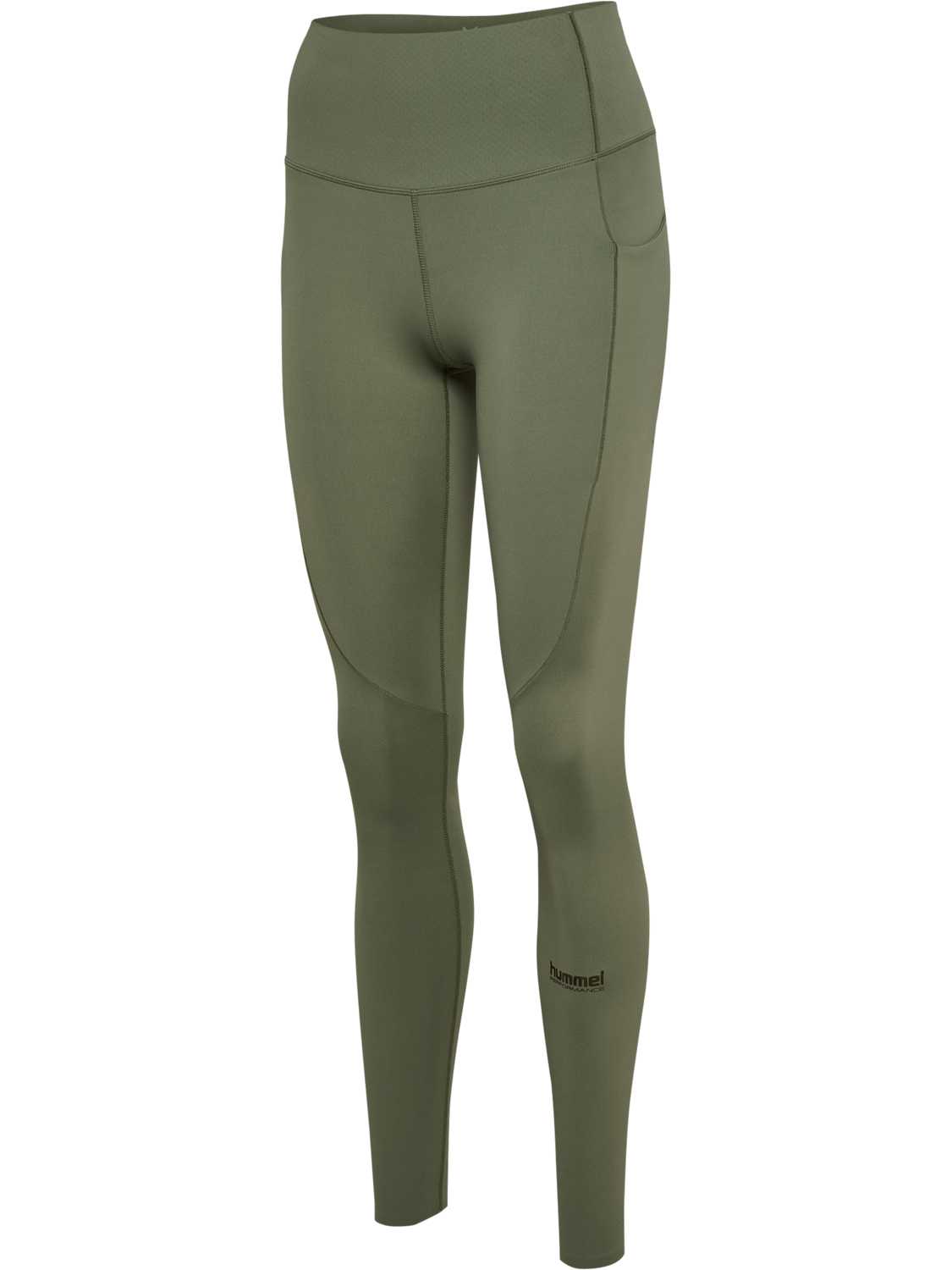 hmlHIIT INTENSITY HIGH WAIST TIGHTS, DEEP LICHEN GREEN, packshot