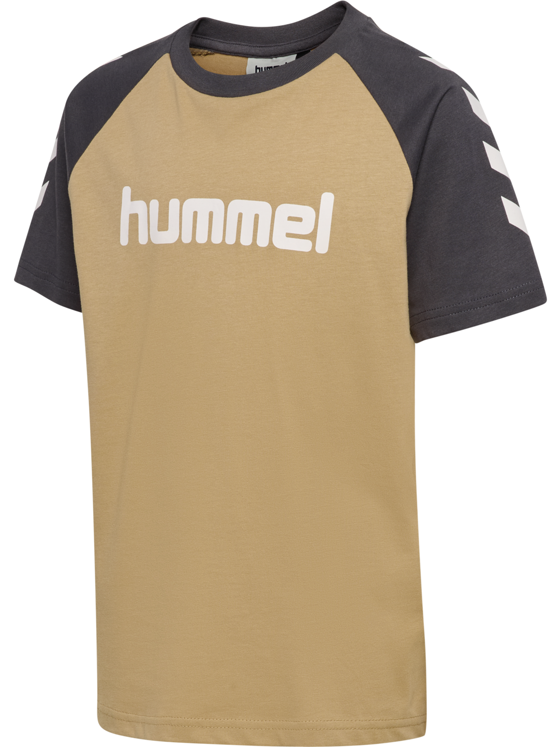 hmlJR LOGO T-SHIRT S/S, CORNSTALK, packshot