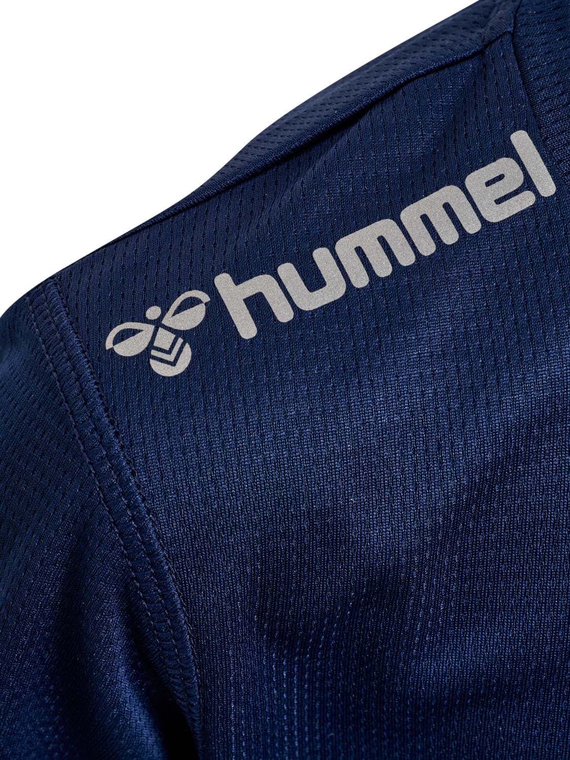 hmlRUN JERSEY S/S KIDS, BLACK IRIS, packshot