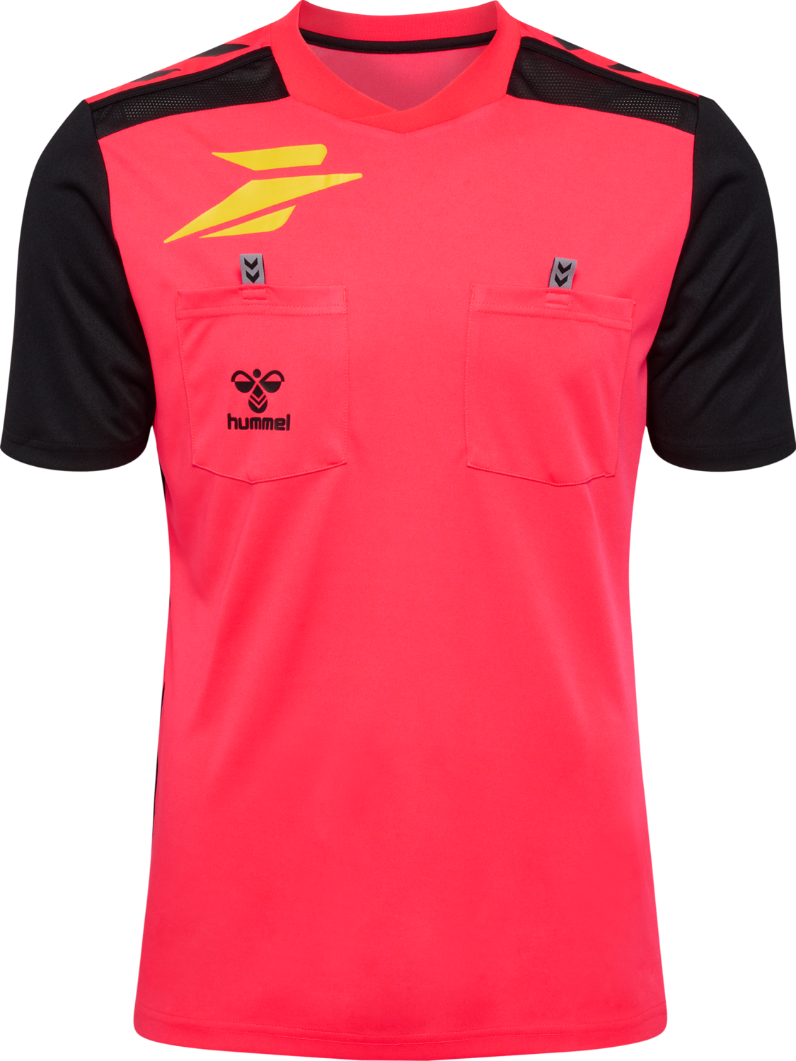 FFHB NEW REFEREE JERSEY S/S, DIVA PINK WO SPONSOR, packshot