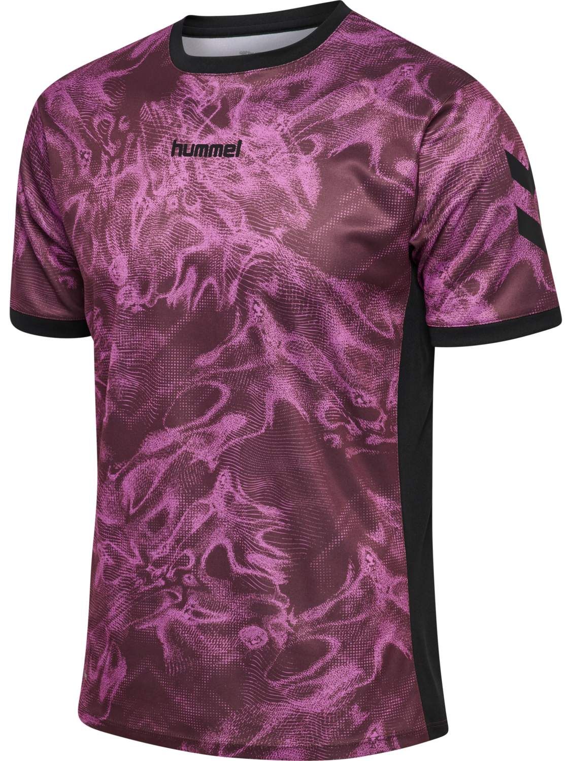 hmlBLAZE CLUB 26 GRAPHIC TEE, LIATRIS/HUCKLEBERRY, packshot