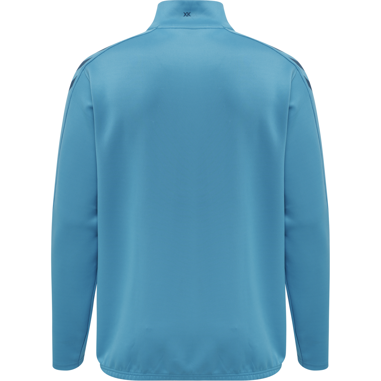 hmlCORE XK HALF ZIP POLY SWEAT, BLUE DANUBE, packshot