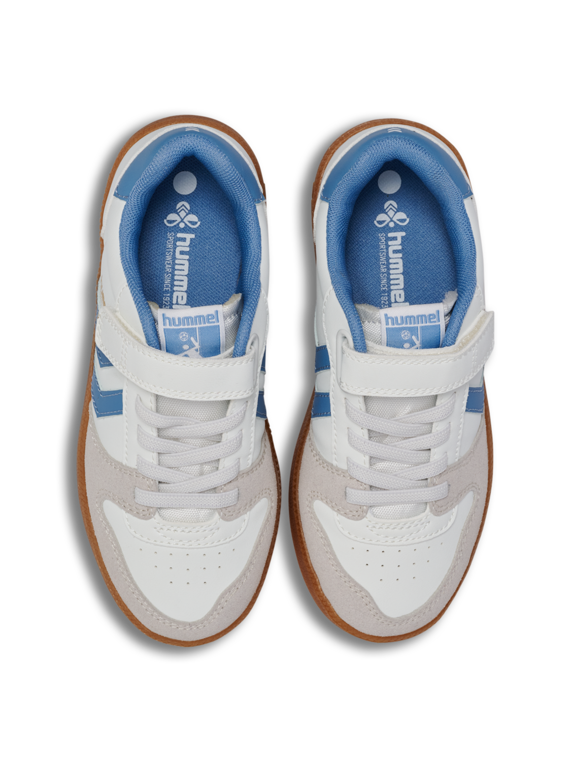 HANDBALL PERFEKT SP JR, WHITE/FADED DENIM, packshot