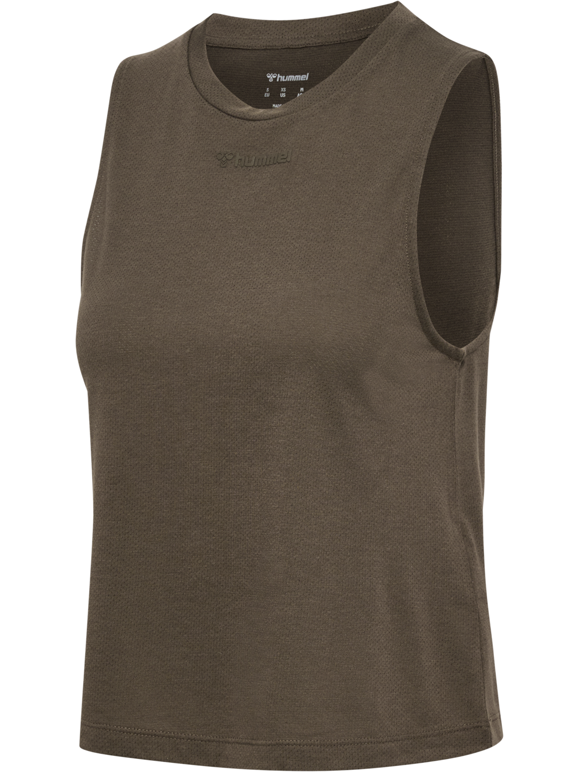 hmlMT VANJA SHORT MUSCLE TANKTOP, MAJOR BROWN, packshot