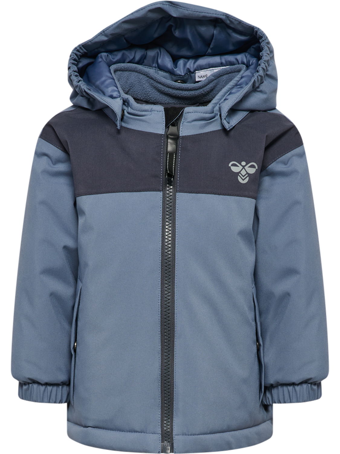 hmlMINI BLOCK JACKET WP, FLINT STONE, packshot