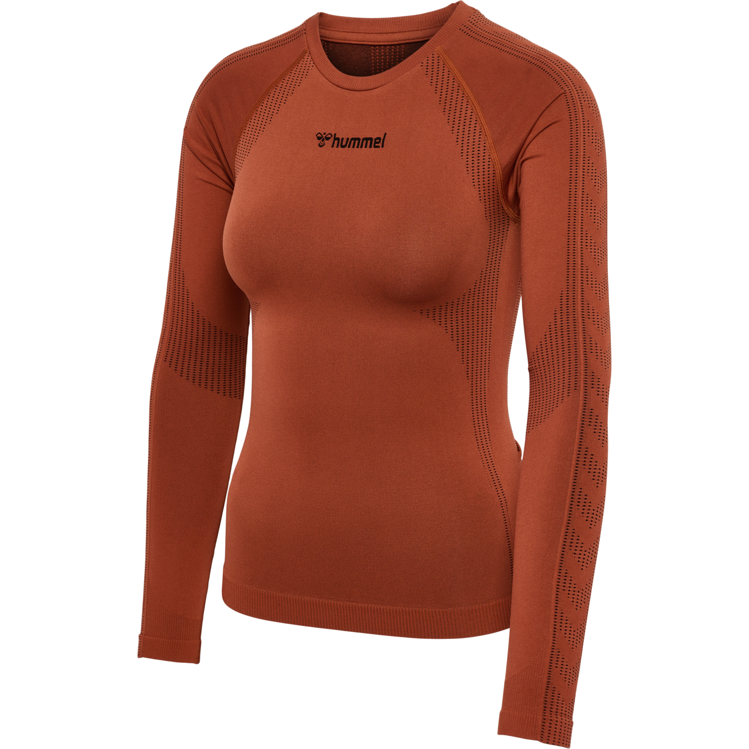 hmlMT SHAPING SEAMLESS T-SHIRT L/S, ARABIAN SPICE, packshot
