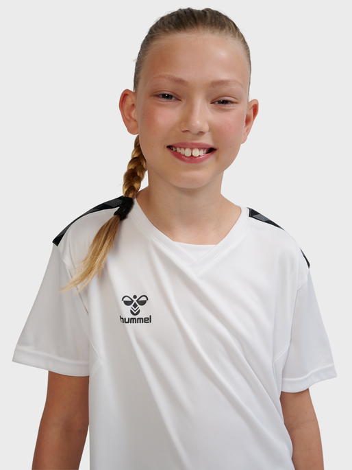 hmlAUTHENTIC PL JERSEY S/S KIDS, WHITE, model