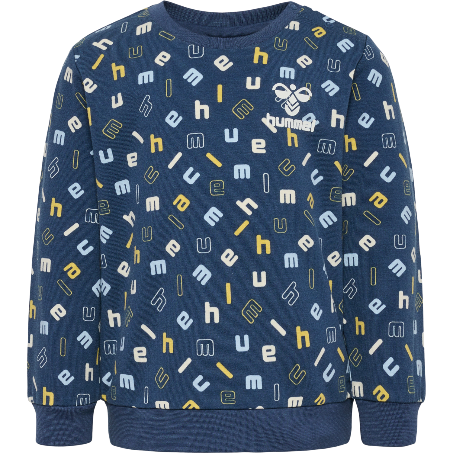 hmlHAPPY YOU SWEATSHIRT, SARGASSO SEA, packshot