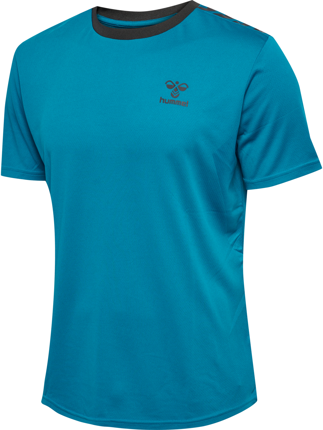 hmlSTALTIC POLY JERSEY S/S, FJORD BLUE, packshot