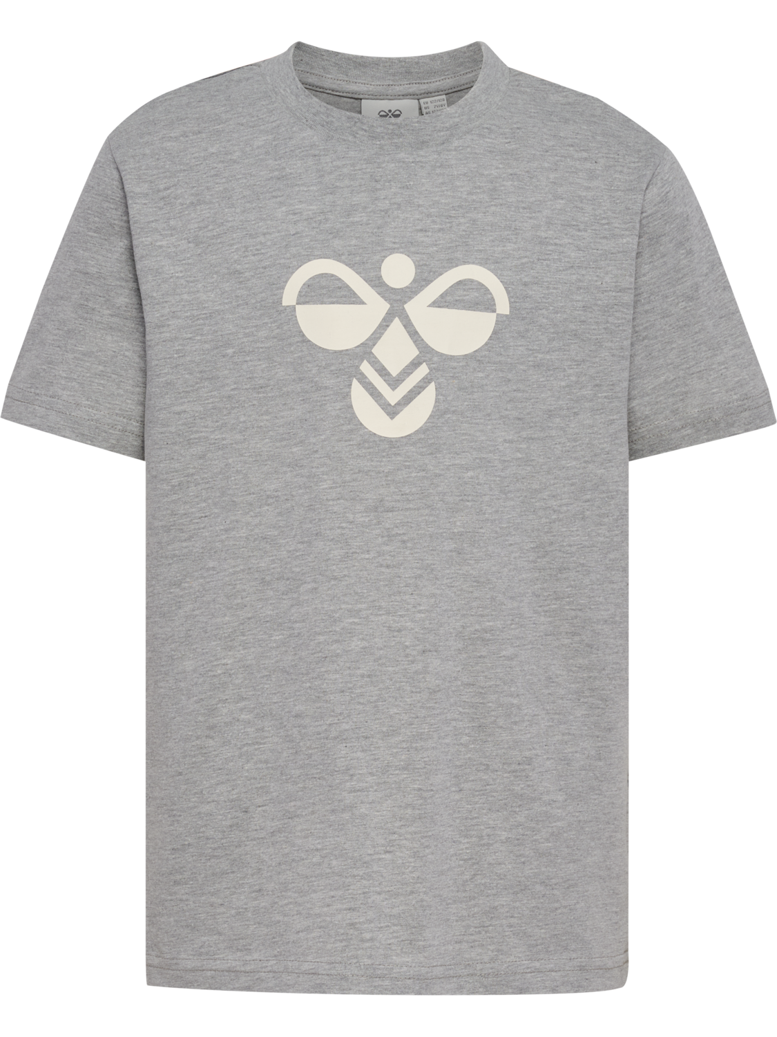 hmlJR REG TUKAS T-SHIRT S/S, GREY MELANGE, packshot