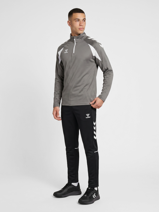 hmlCORE 2.0 HALF ZIP, STEEL GRAY/WHITE, model
