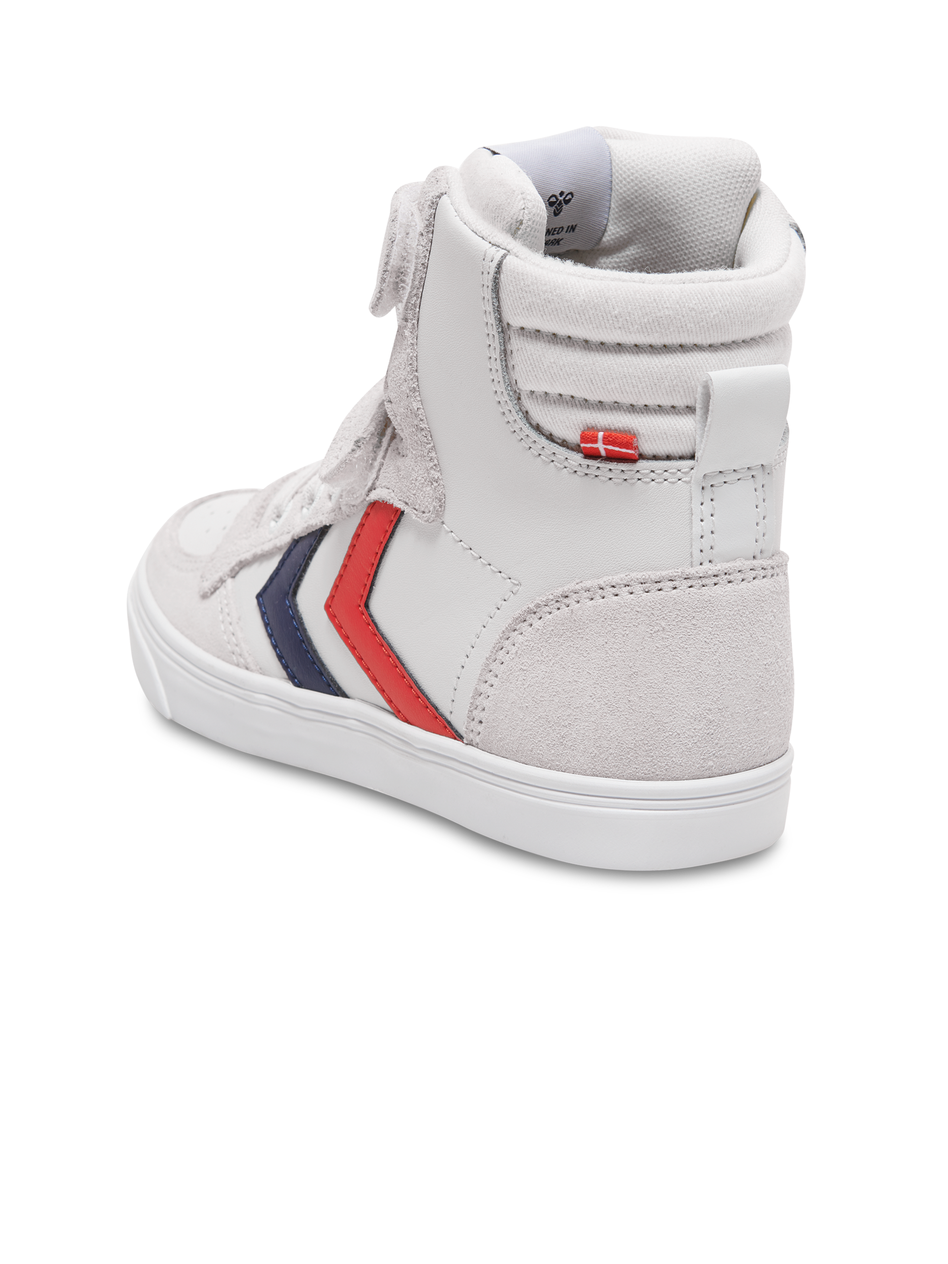 SLIMMER STADIL LEATHER HIGH JR, WHITE, packshot