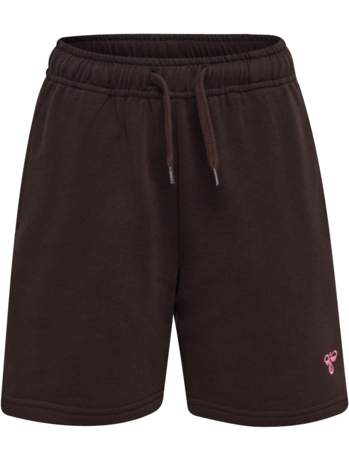 hmlJR JUMP BOXY SWEAT SHORTS, CHOCOLATE TORTE, packshot