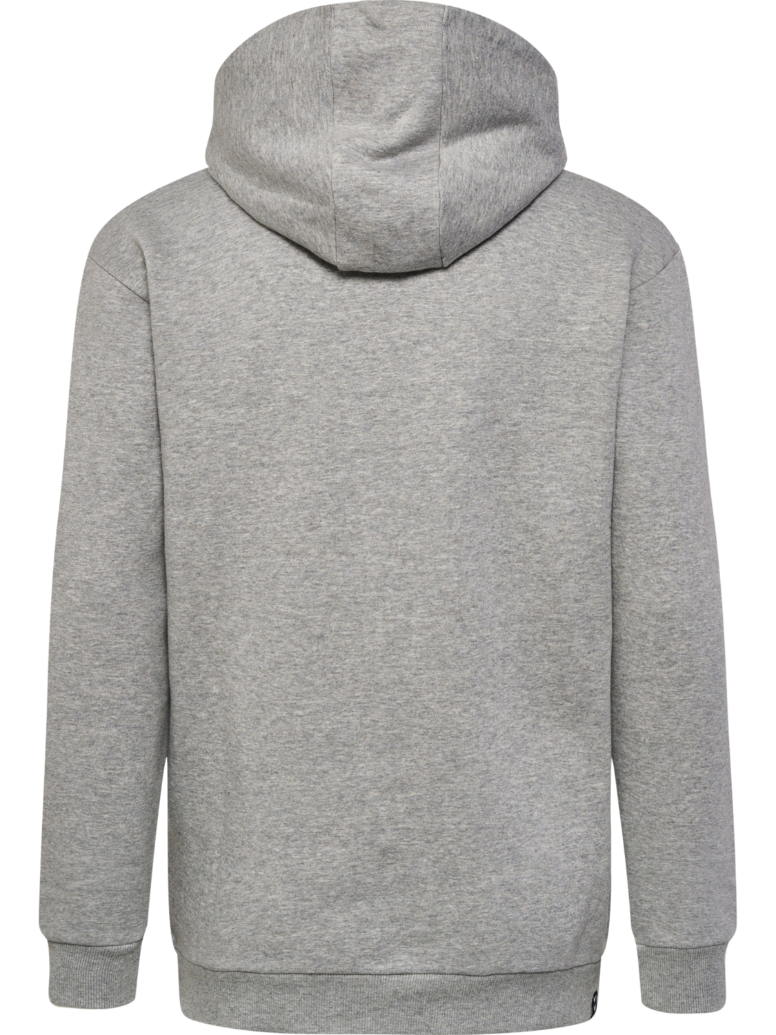 hmlMOVER COTTON HOODIE, GREY MELANGE, packshot
