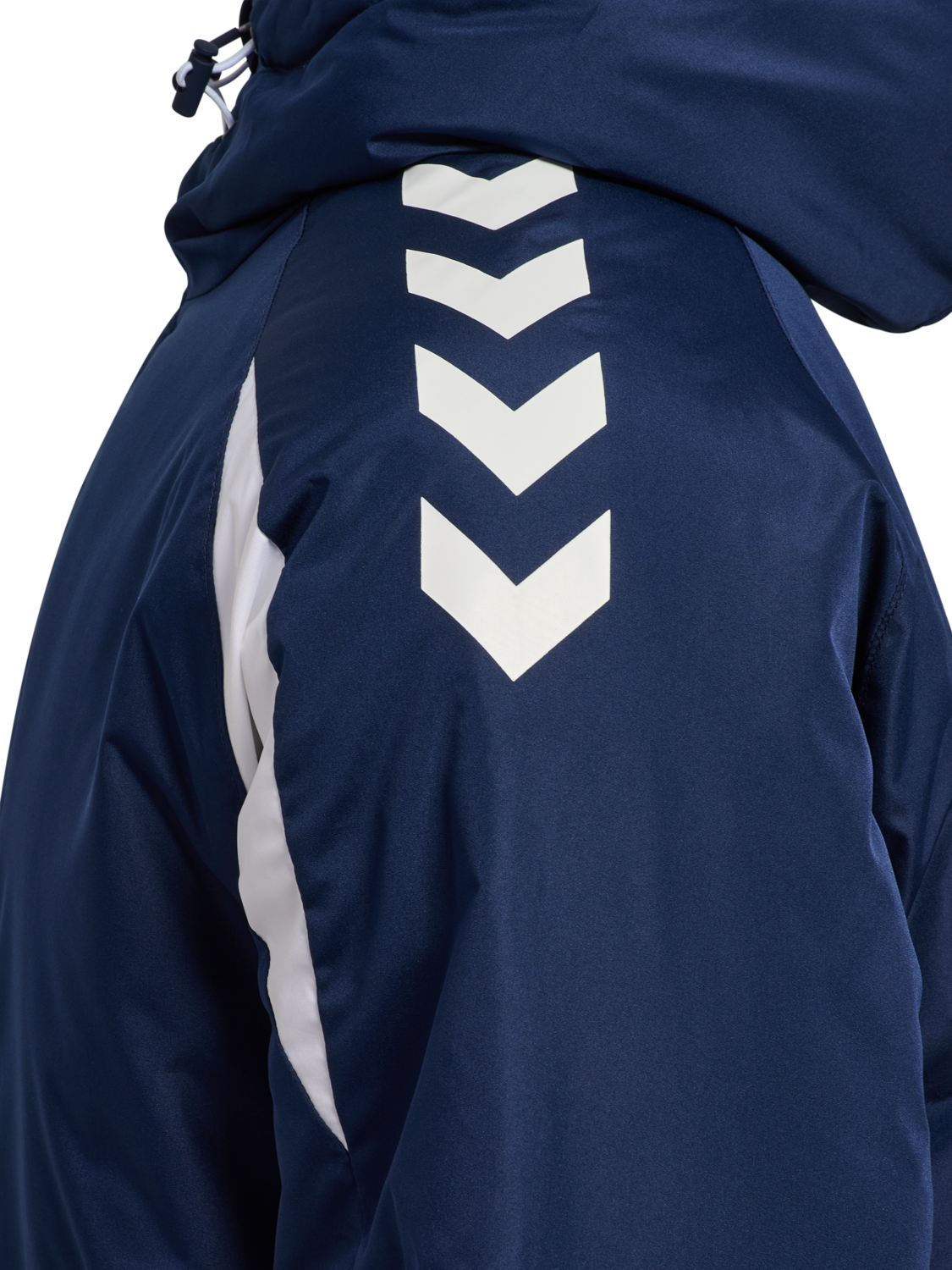 hmlCORE 2.0 BENCH JACKET, MARINE/WHITE, packshot