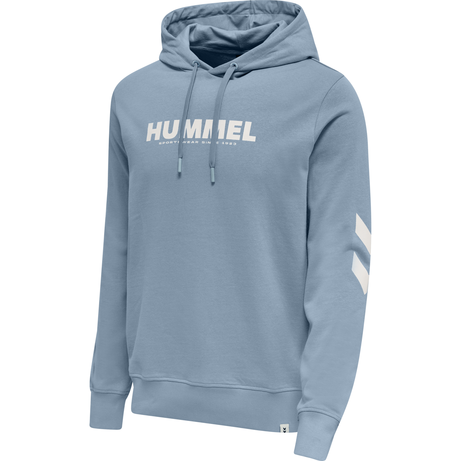 hmlLEGACY LOGO HOODIE, ASHLEY BLUE, packshot