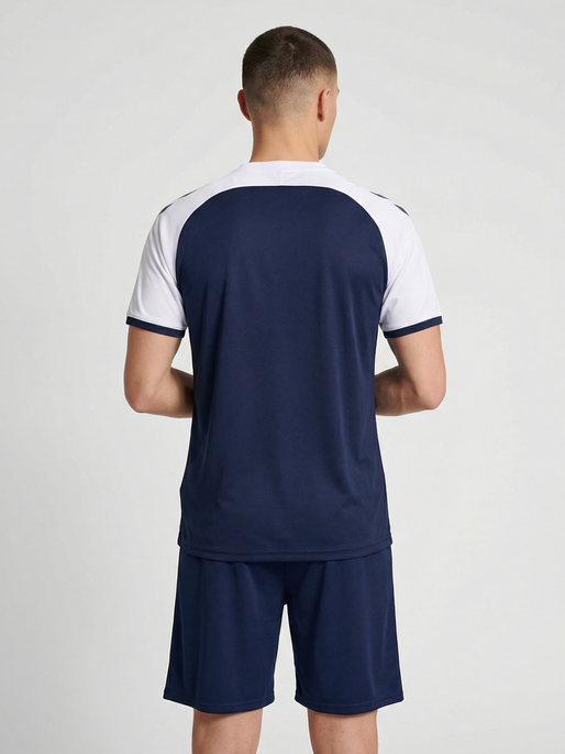 hmlMATCH LEAGUE JERSEY S/S, MARINE/WHITE, model