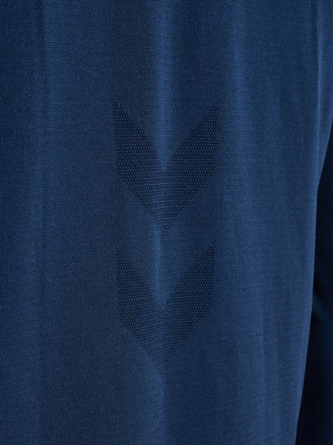 hmlHIIT SEAMLESS T-SHIRT L/S, DRESS BLUES, packshot