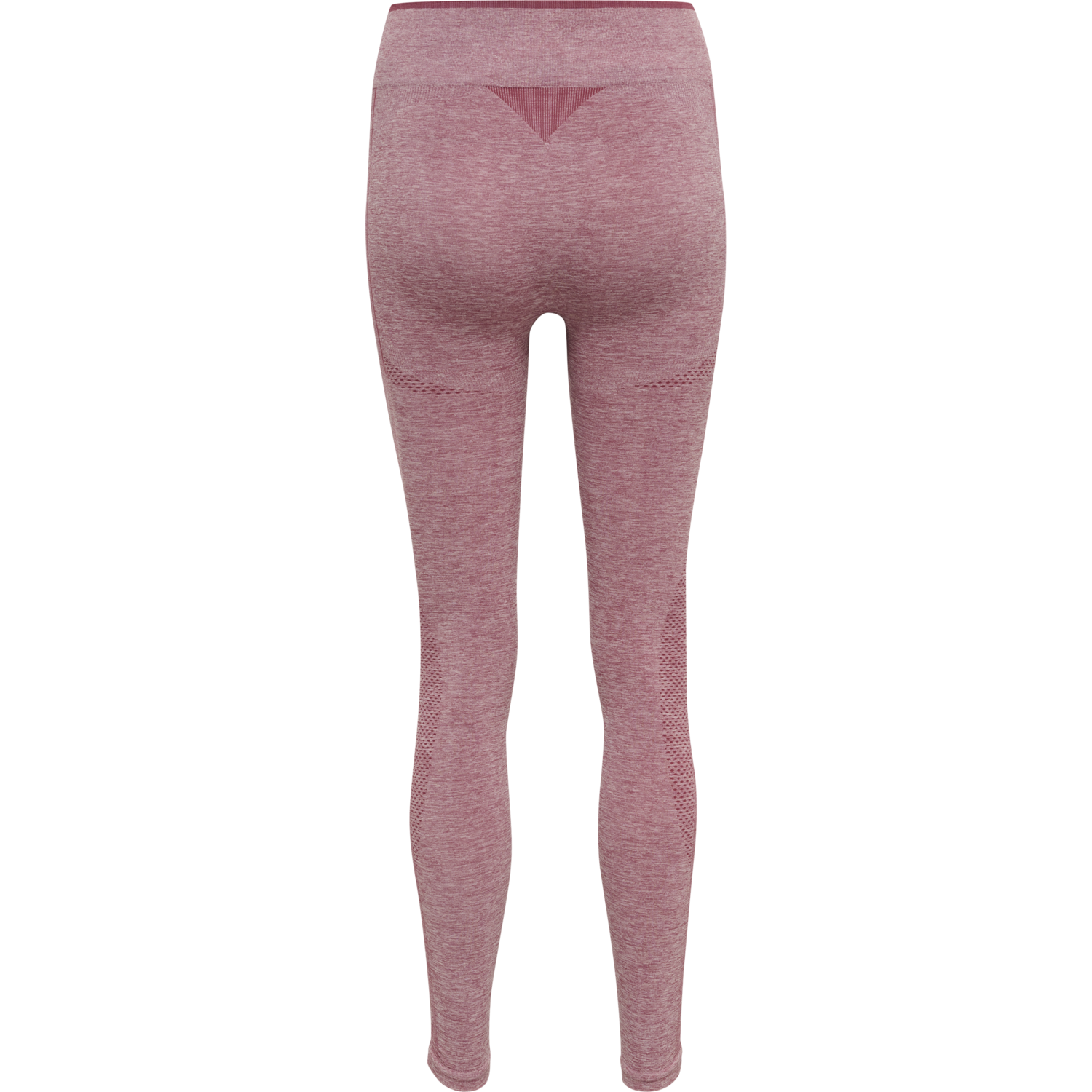 hmlMT UNA SEAMLESS MID WAIST TIGHTS, DUSKY ORCHID MELANGE, packshot