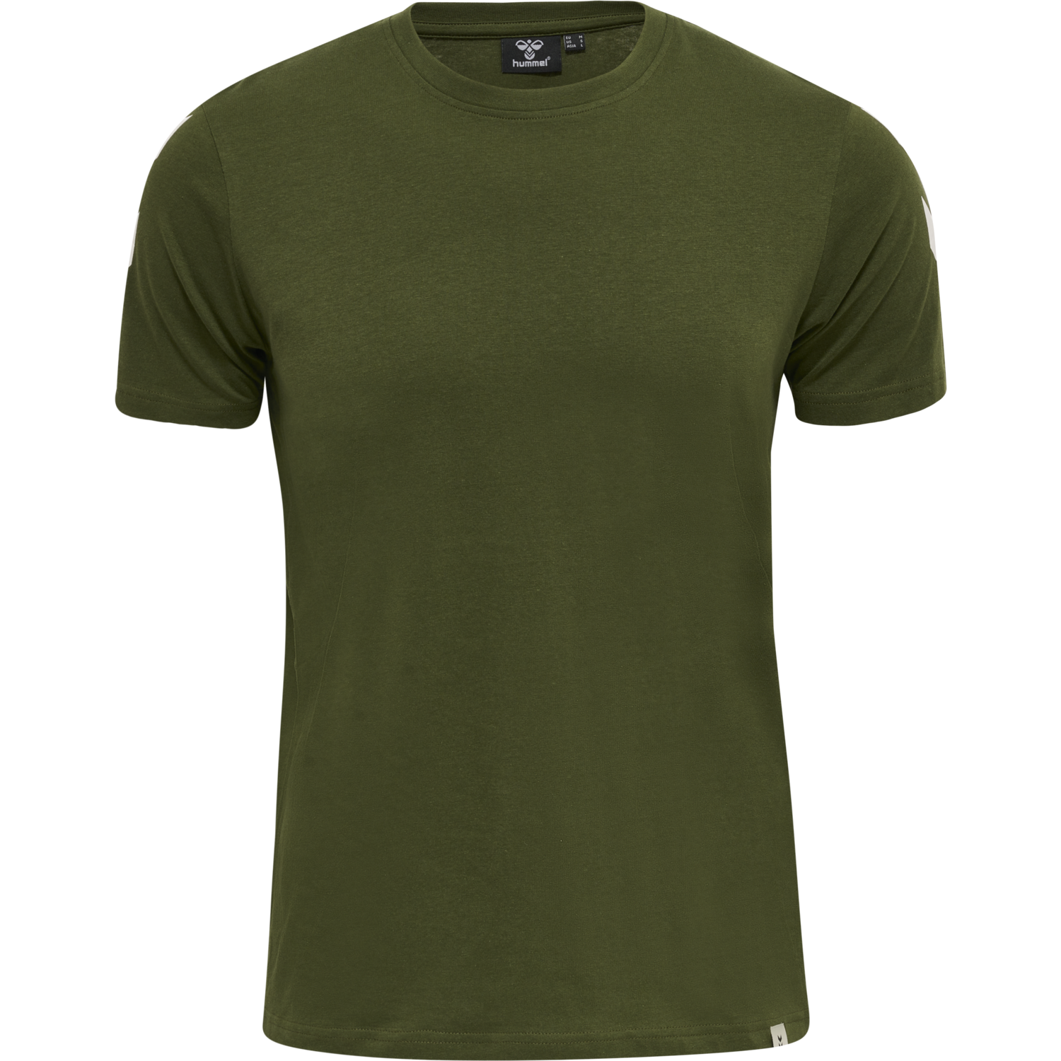 hmlLEGACY CHEVRON T-SHIRT, RIFLE GREEN, packshot