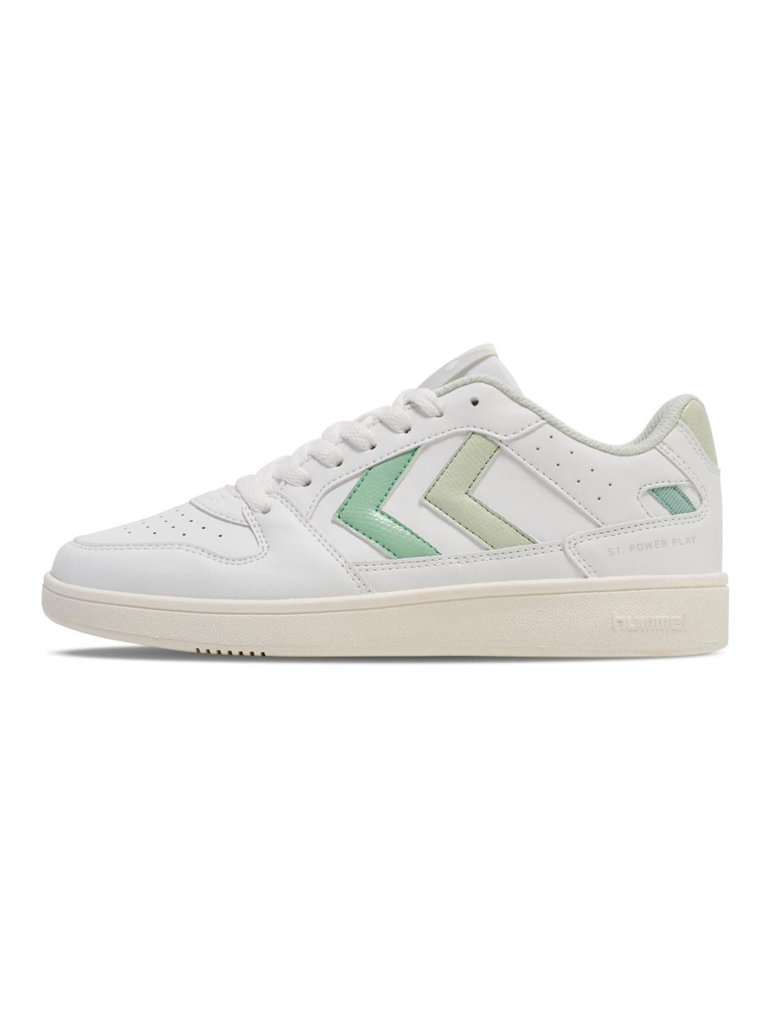 ST. POWER PLAY WMNS LZD, BRIGHT WHITE/MISTY JADE, packshot