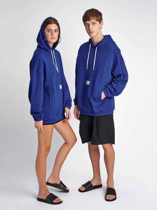 hmlHYGGE LOOSE HOODIE, 7956, model