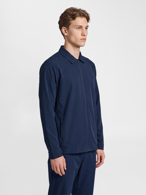 FORMAL OVERSHIRT BEE, NAVY BLAZER, model