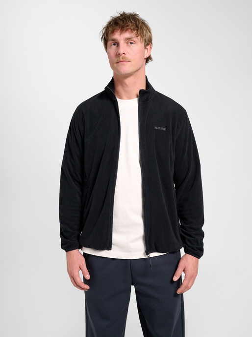 hmlACTIVE FLEECE JACKET, BLACK, model