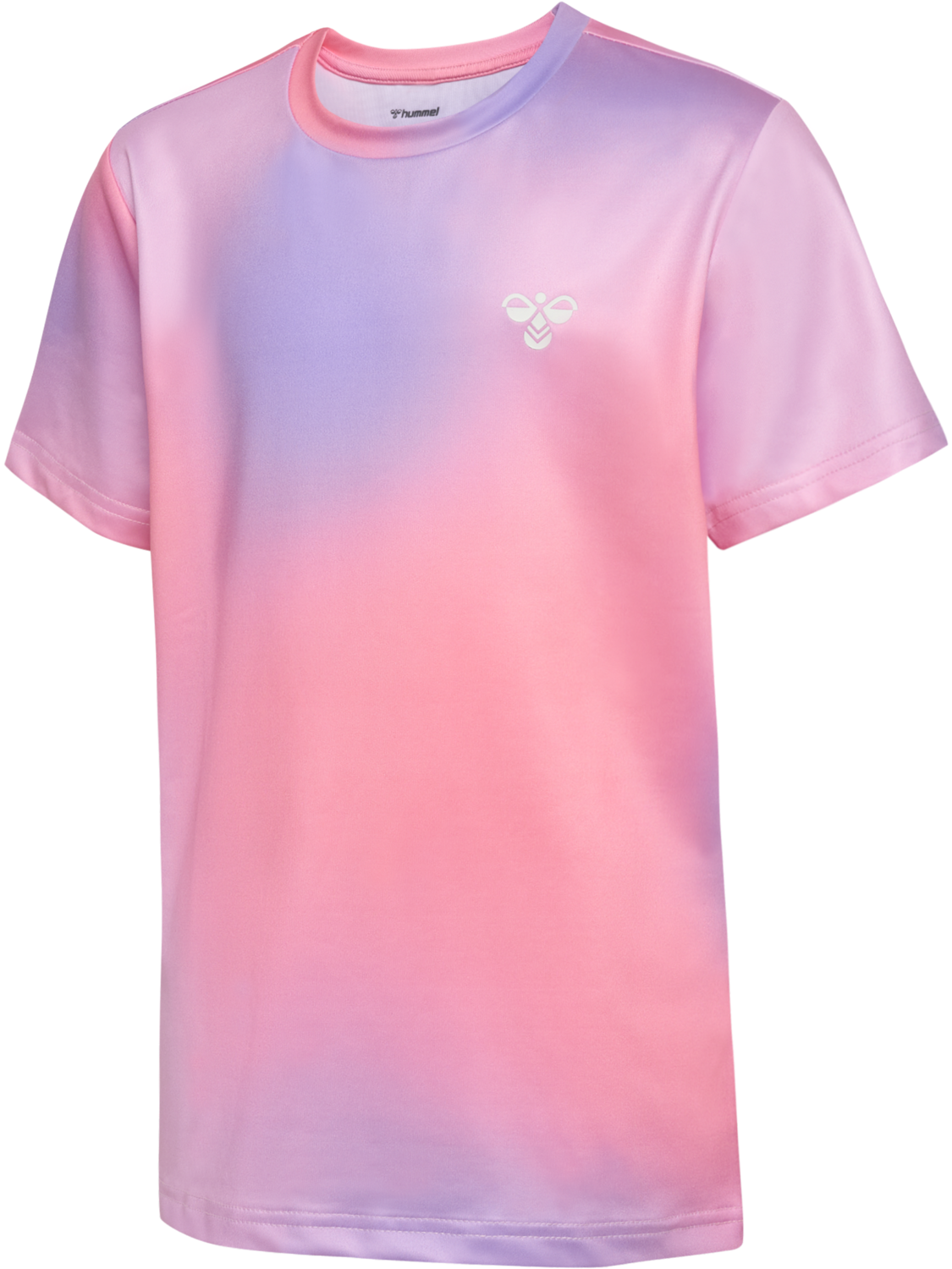 hmlJR GRADIENT GYM T-SHIRT S/S, SHELL PINK, packshot