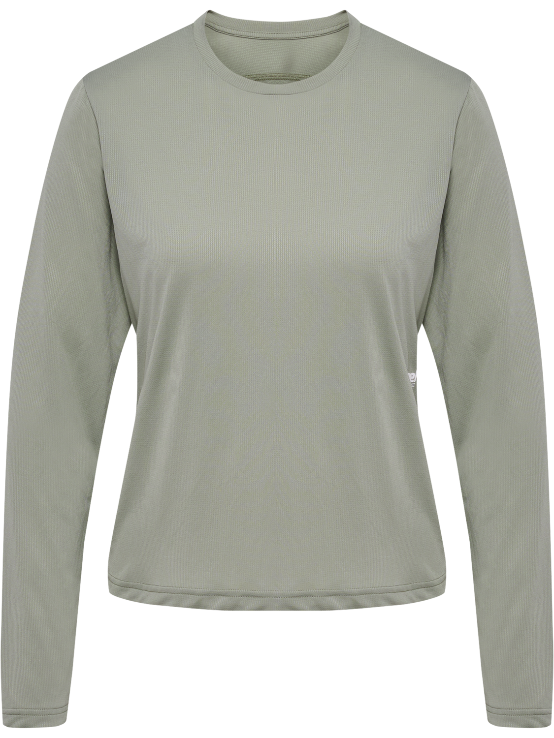 hmlPULSE WORKOUT W T-SHIRT L/S, SEAGRASS, packshot