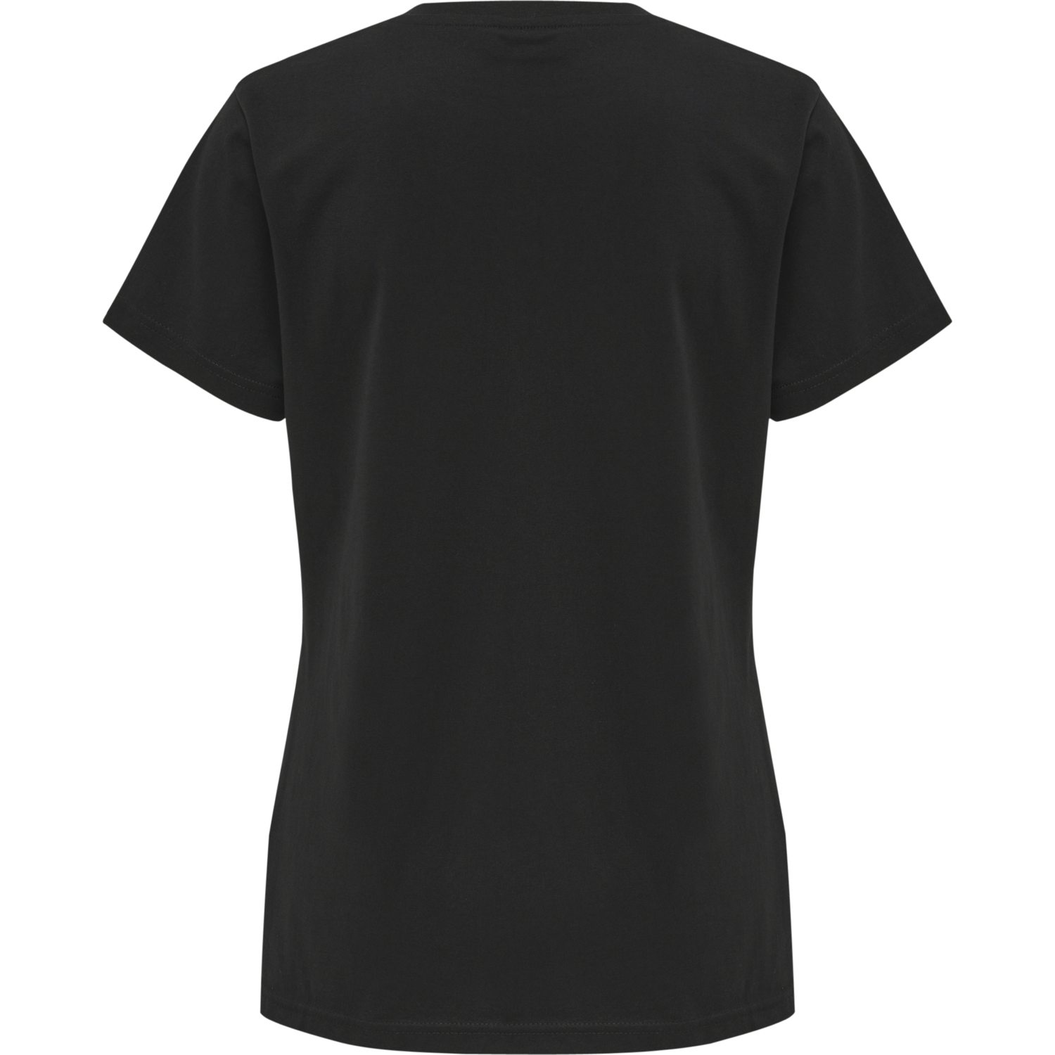 hmlRED BASIC T-SHIRT S/S WOMAN, BLACK, packshot