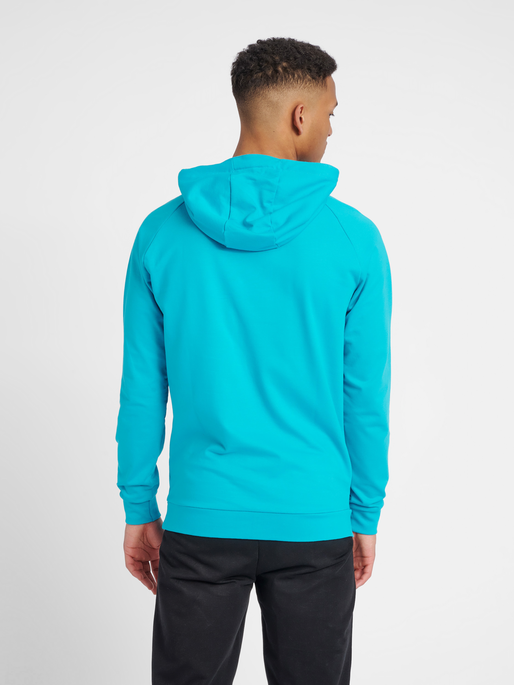 HMLGO COTTON LOGO HOODIE, 7391, model