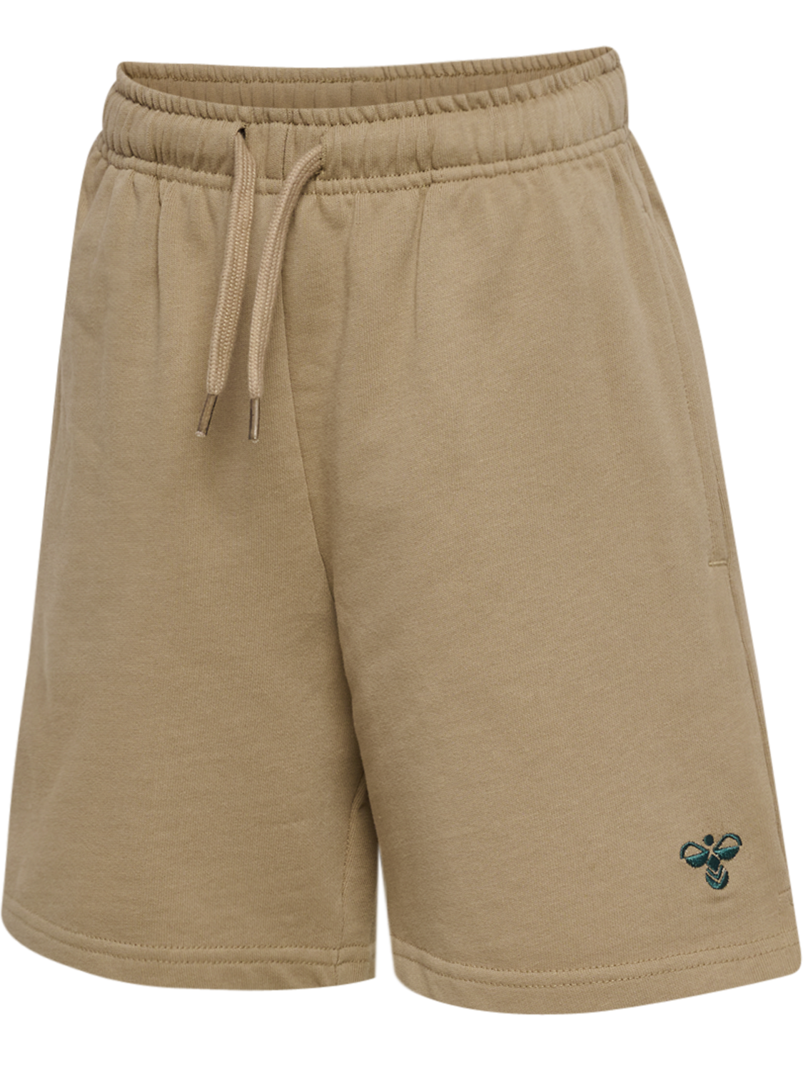 hmlJR JUMP BOXY SWEAT SHORTS, SILVER MINK, packshot