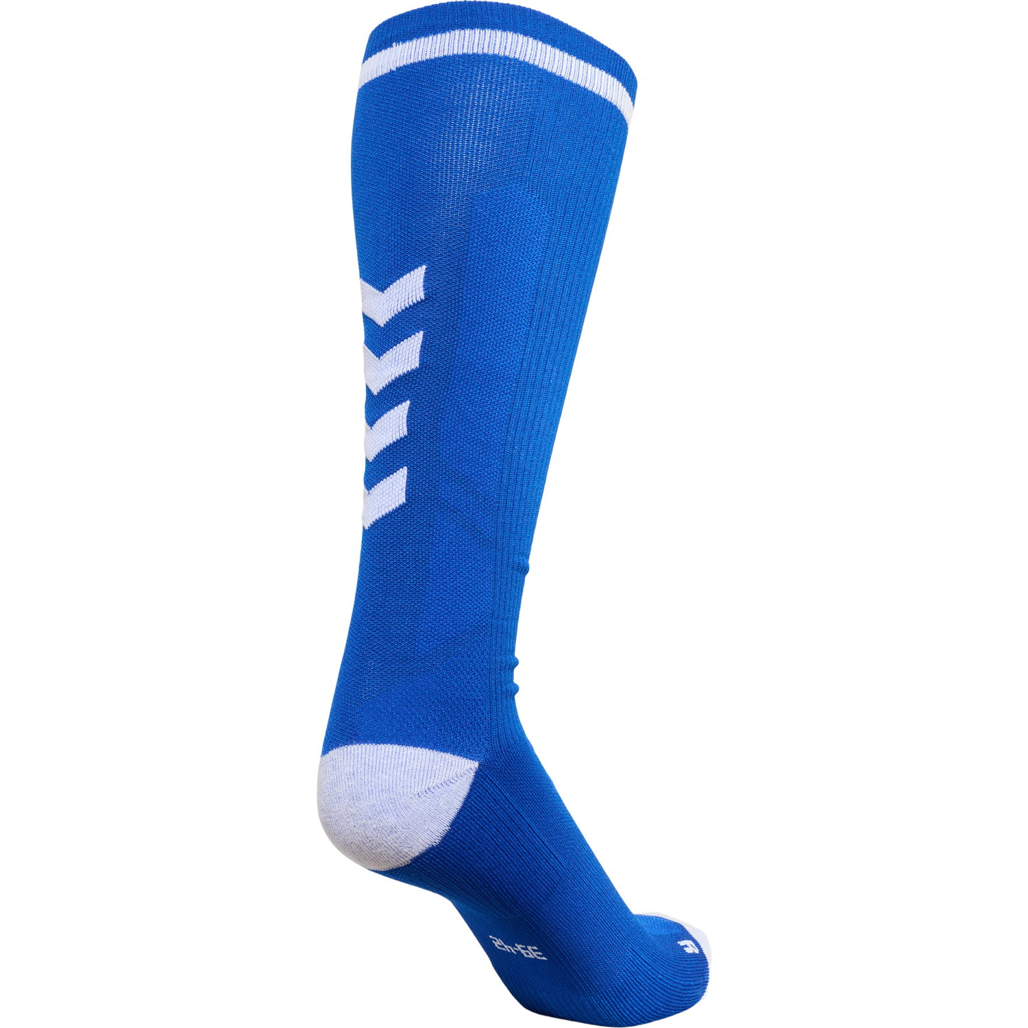 ELITE INDOOR SOCK HIGH, TRUE BLUE/WHITE, packshot