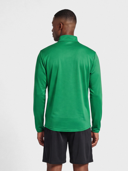 hmlESSENTIAL HALF-ZIP, JELLY BEAN, model