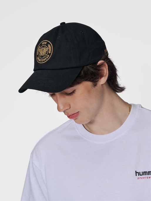 hmlSWARM COTTON CAP, BLACK, model