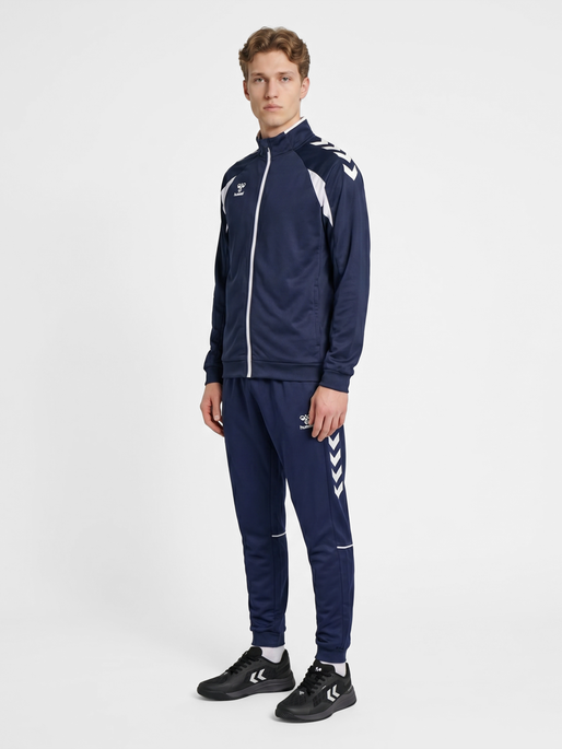 hmlCORE 2.0 TRACK ZIP JACKET, MARINE/WHITE, model