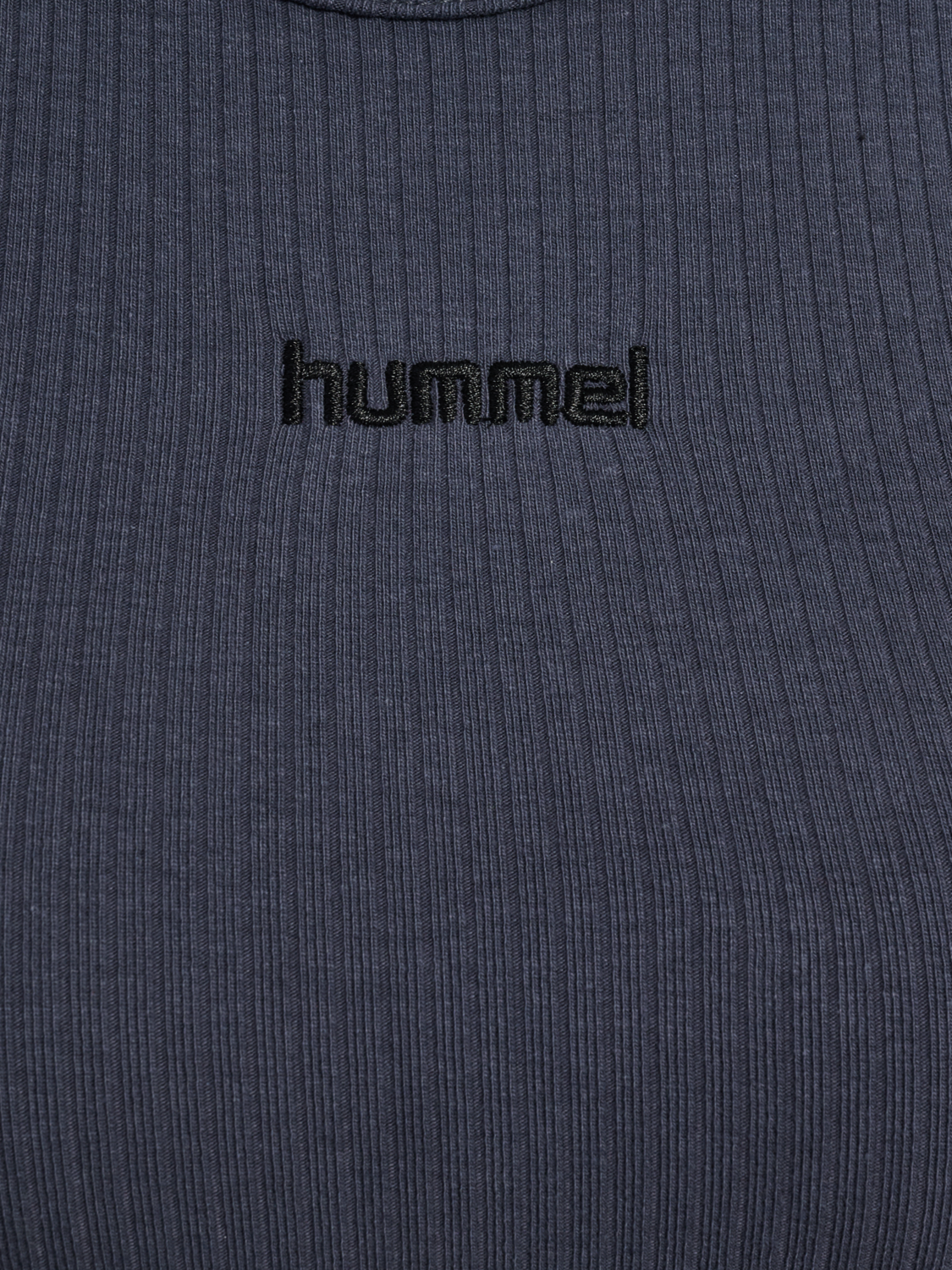 hmlFOUNDATION RIB TANK TOP, EBONY, packshot