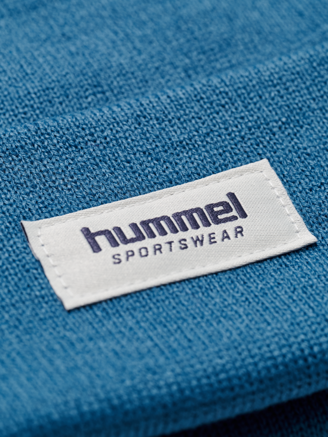 hmlJR KNIT BEANIE, DUTCH BLUE, packshot