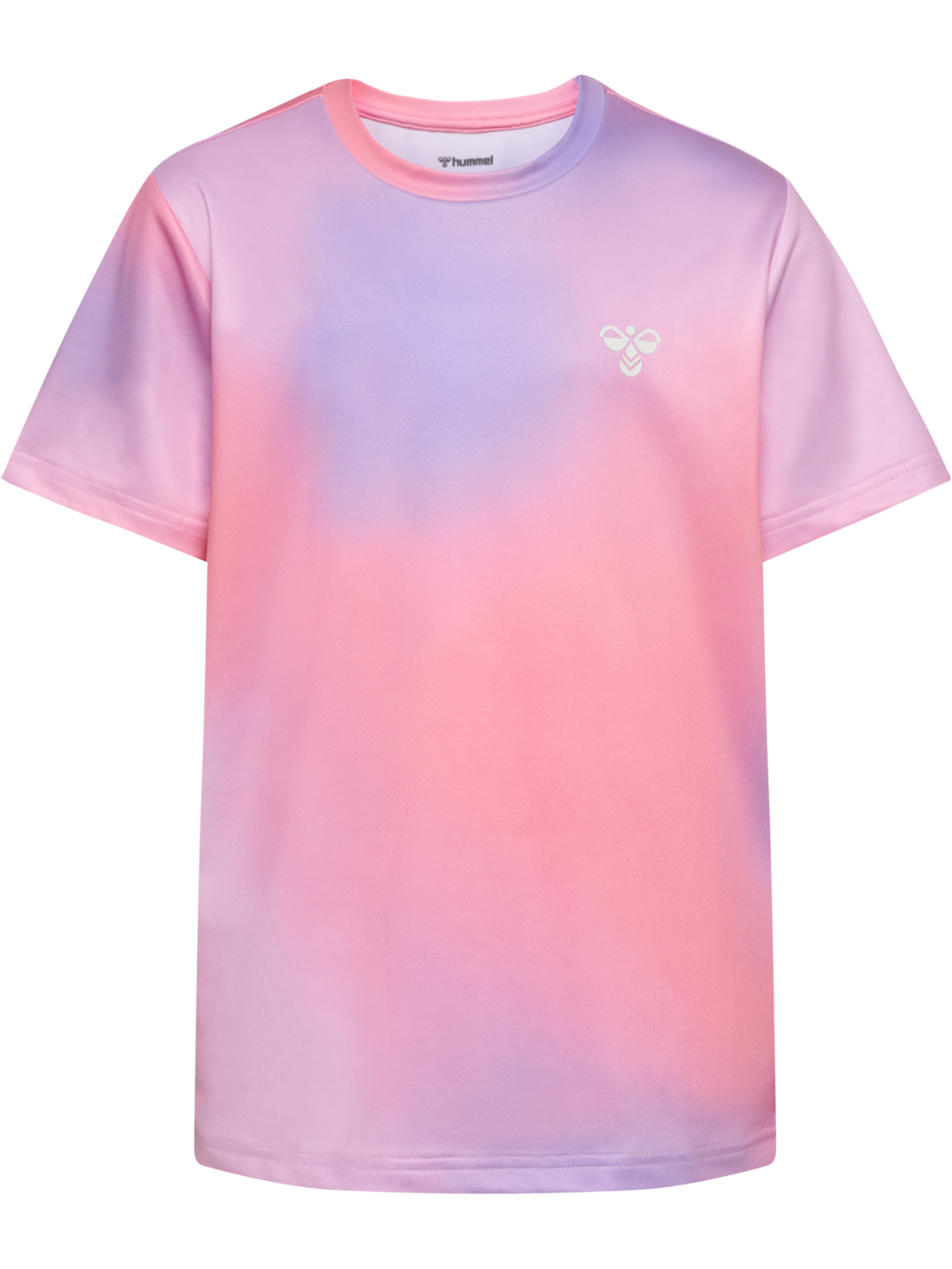 hmlJR GRADIENT GYM T-SHIRT S/S, SHELL PINK, packshot