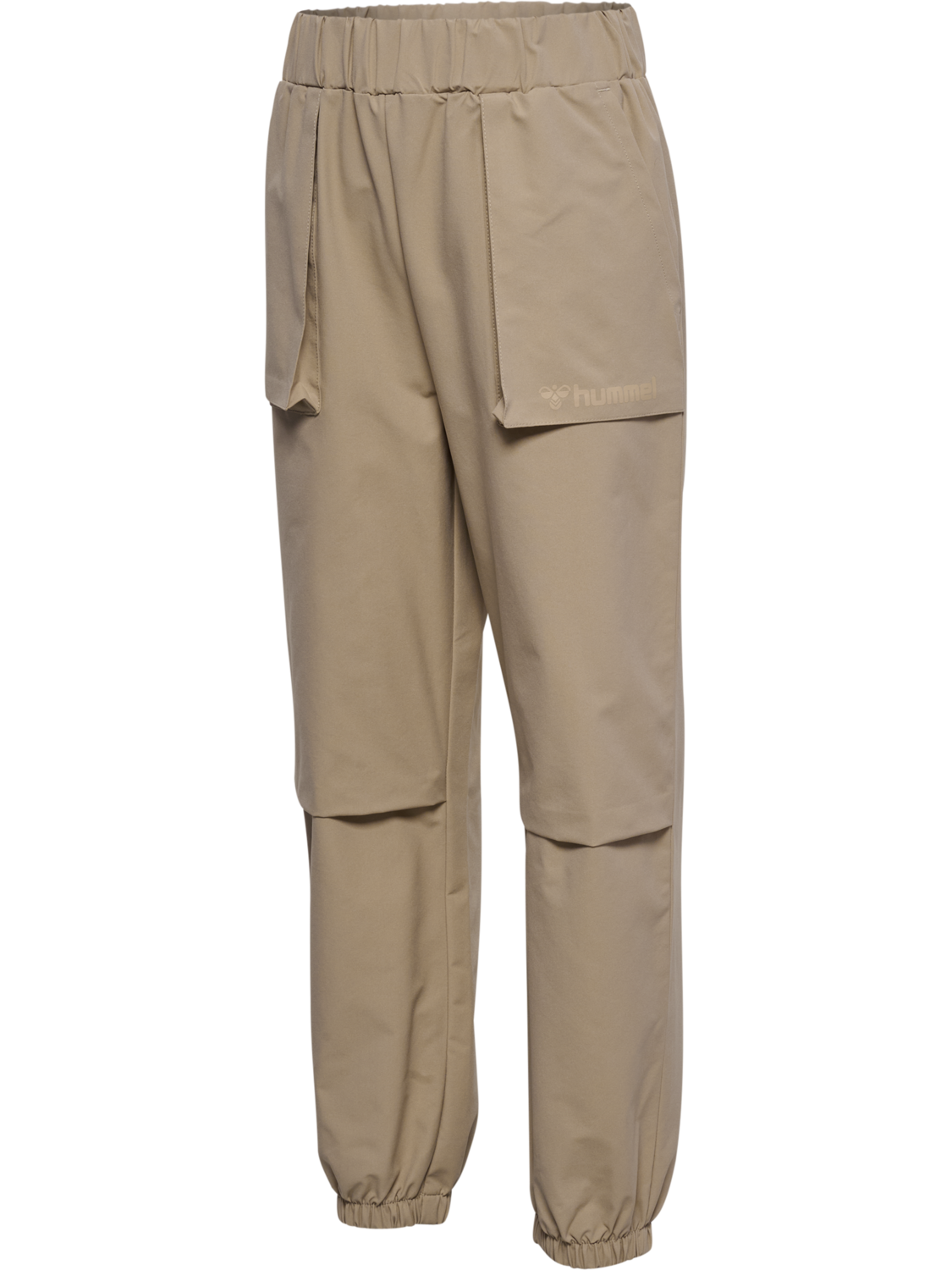 hmlJR STREET TRACKSUIT CARGO PANTS, SILVER MINK, packshot
