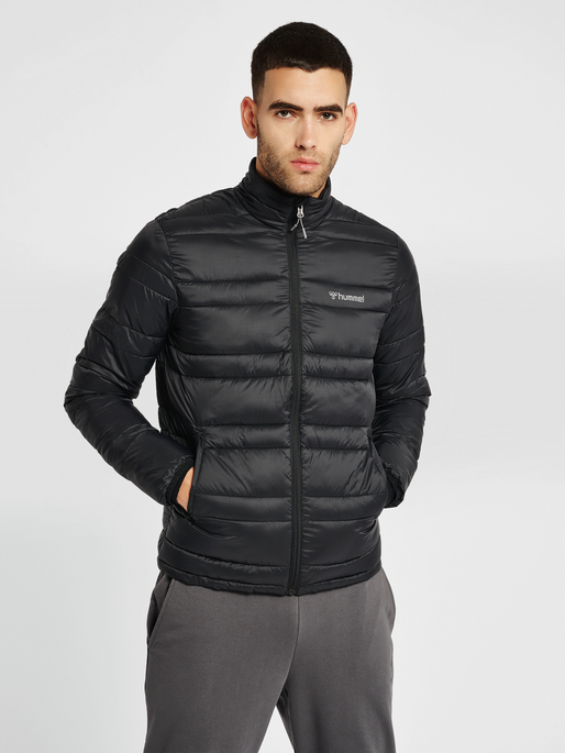 hmlPAX PUFF JACKET, BLACK, model