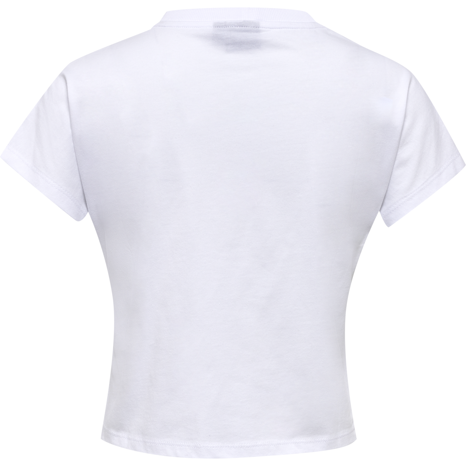 hmlLGC JUNE CROPPED T-SHIRT, WHITE, packshot
