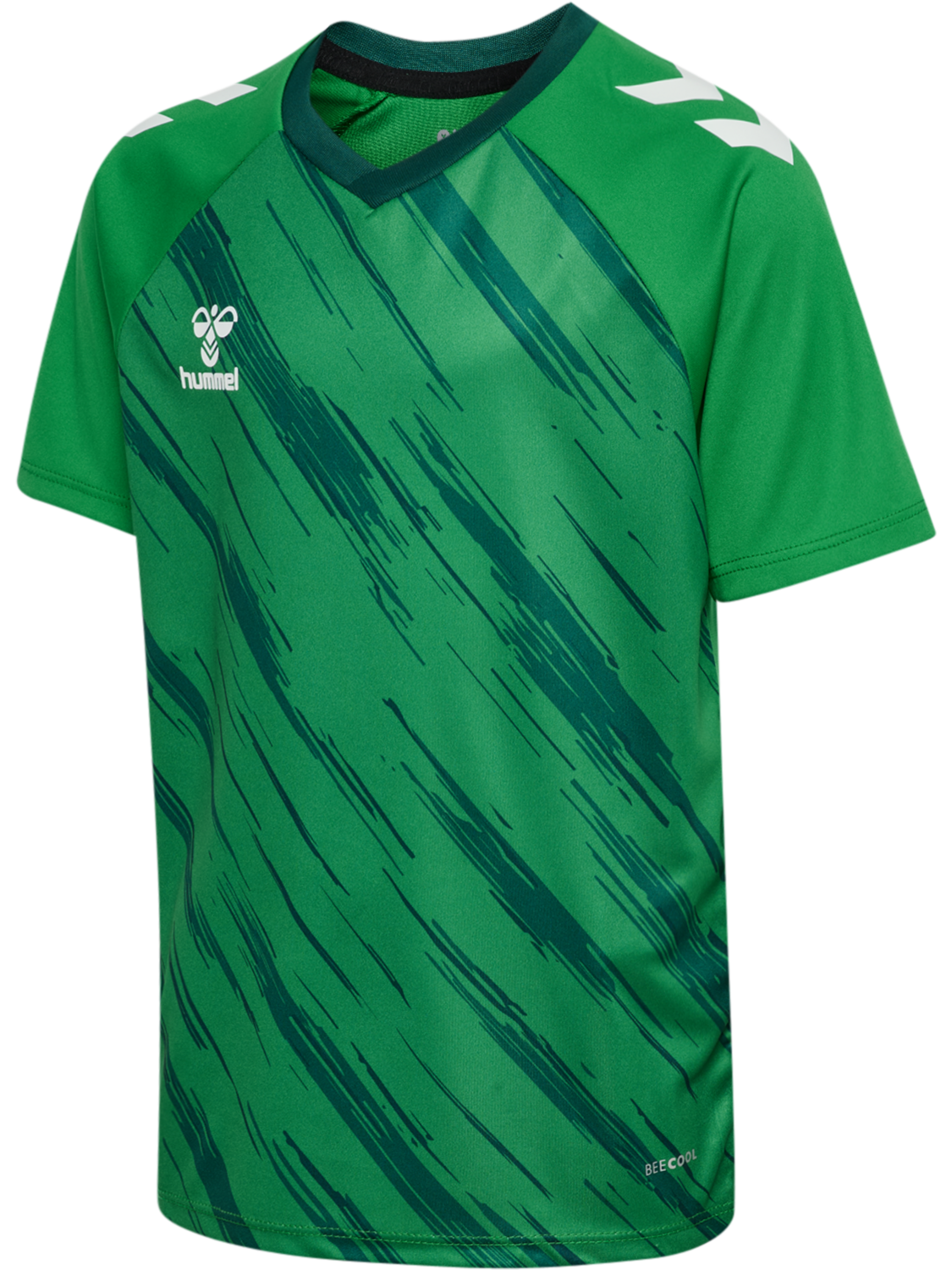 hmlMATCH TRIUMPH JERSEY S/S KIDS, JELLY BEAN/BOTANICAL GARDEN, packshot